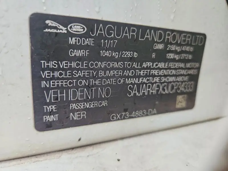 2018 JAGUAR XE   