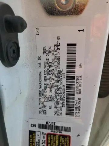 2012 TOYOTA TUNDRA DOUBLE CAB SR5  