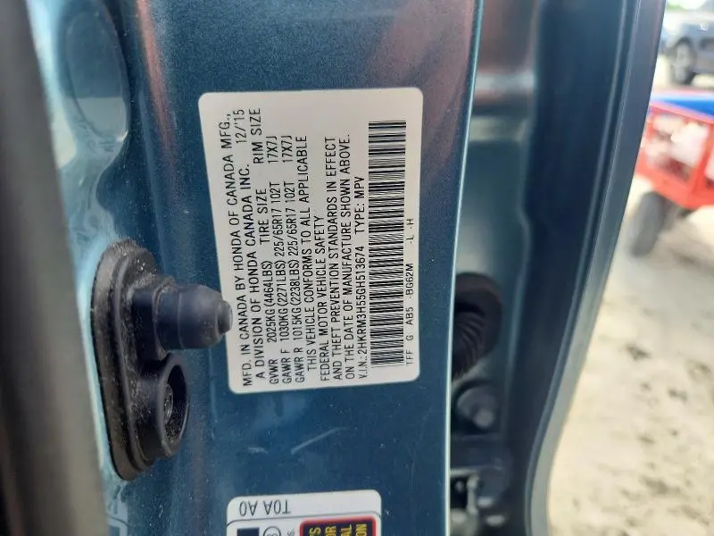 2016 HONDA CR-V EX  