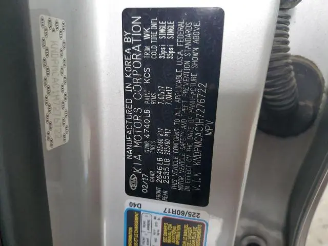 2017 KIA SPORTAGE LX  