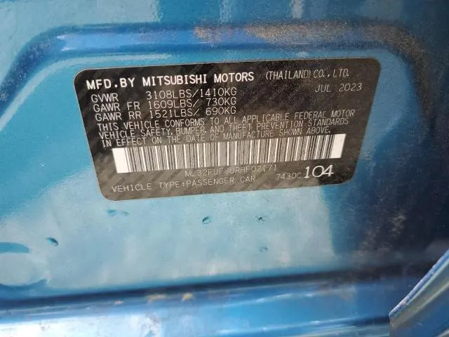 2024 MITSUBISHI MIRAGE G4 ES  