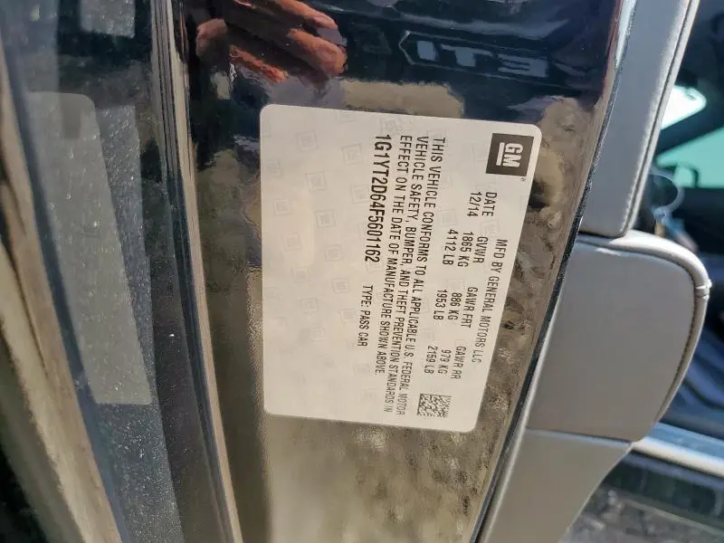 2015 CHEVROLET CORVETTE Z06 3LZ  