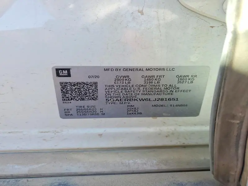 2020 BUICK ENCLAVE ESSENCE  
