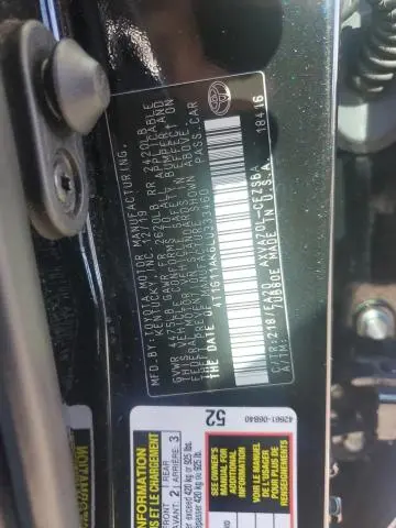 2020 TOYOTA CAMRY SE