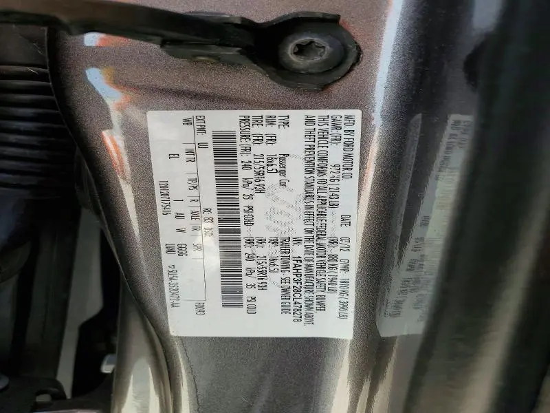 2012 FORD FOCUS SE  
