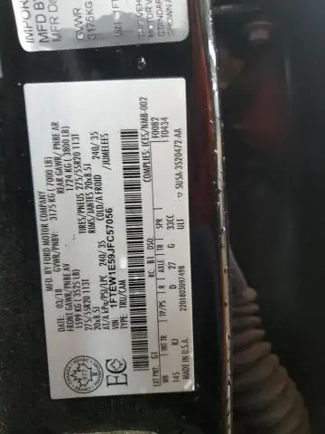 2018 FORD F150 SUPERCREW  
