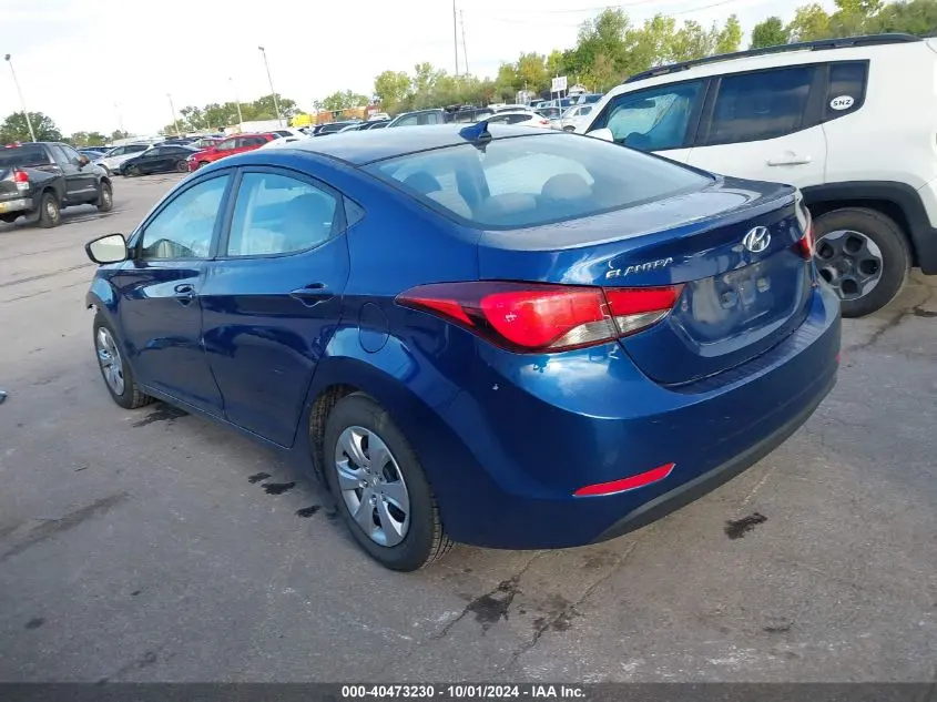 2016 HYUNDAI ELANTRA SE