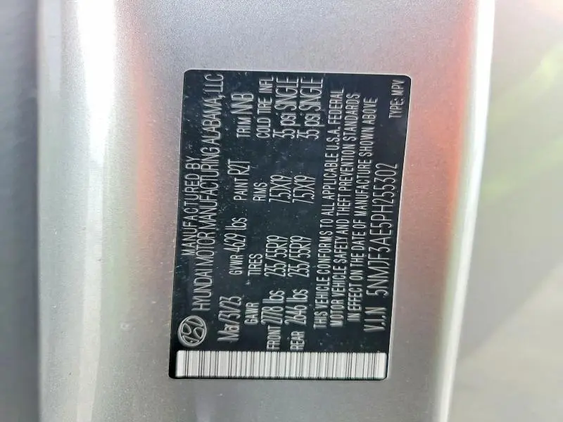 2023 HYUNDAI TUCSON SEL  