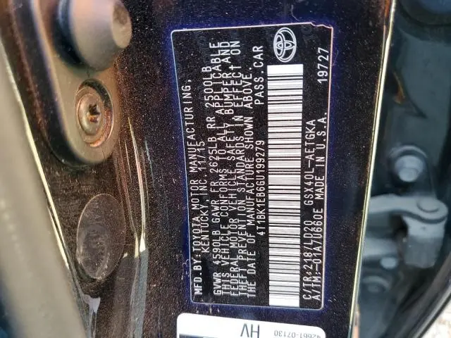 2016 TOYOTA AVALON XLE  