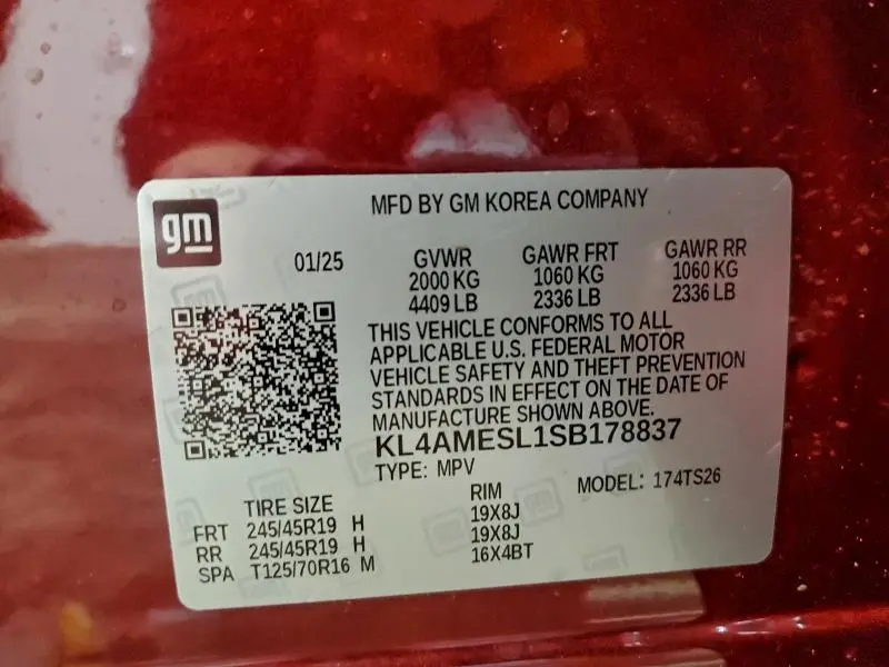 2025 BUICK ENCORE GX SPORT TOURING  