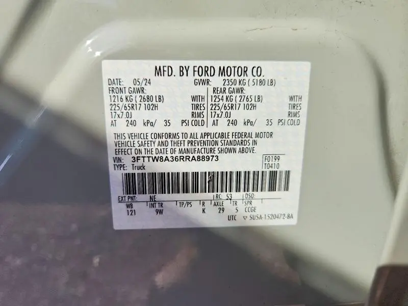 2024 FORD MAVERICK XL  