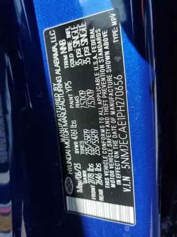 2023 HYUNDAI TUCSON LIMITED  