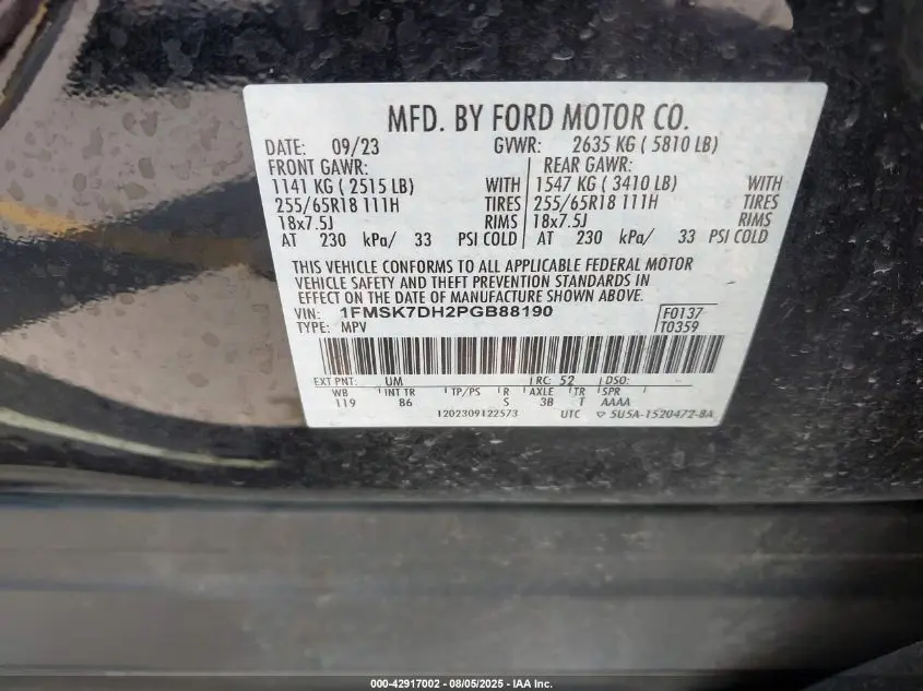 2023 FORD EXPLORER XLT