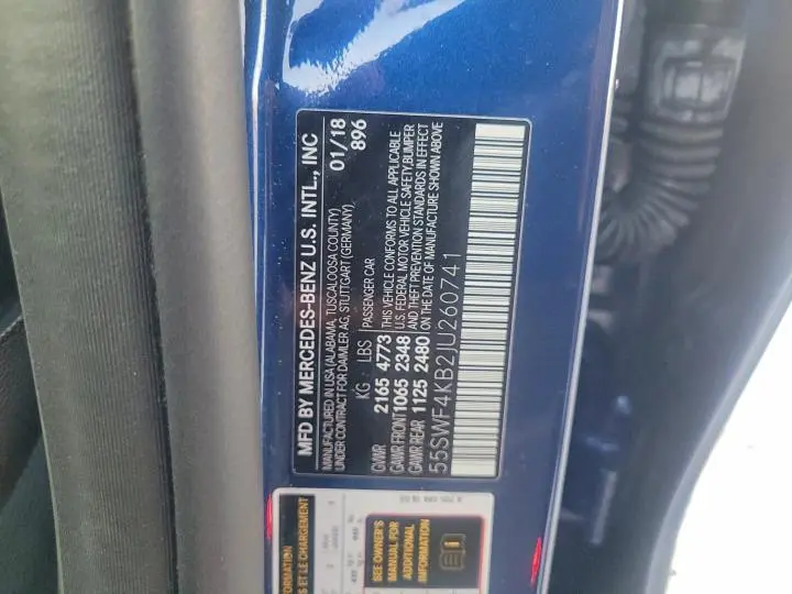 2018 MERCEDES-BENZ C 300 4MATIC  