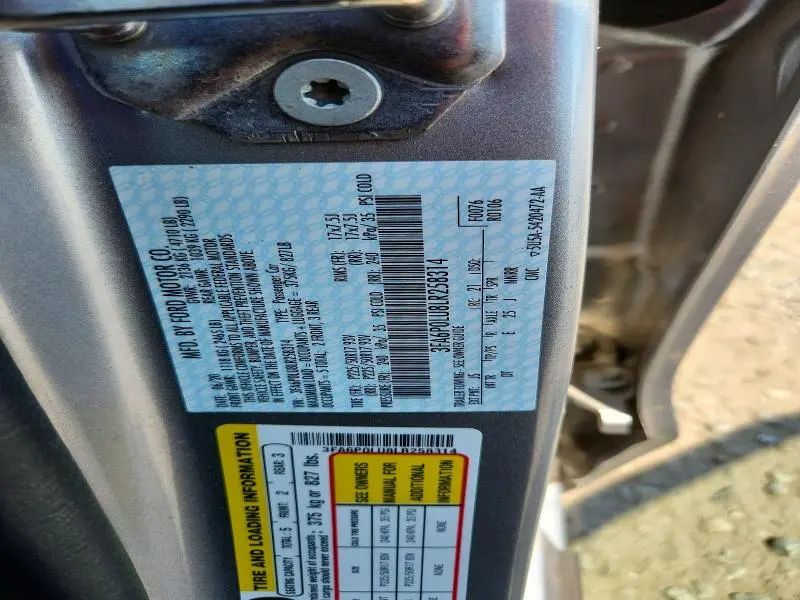 2020 FORD FUSION SE  