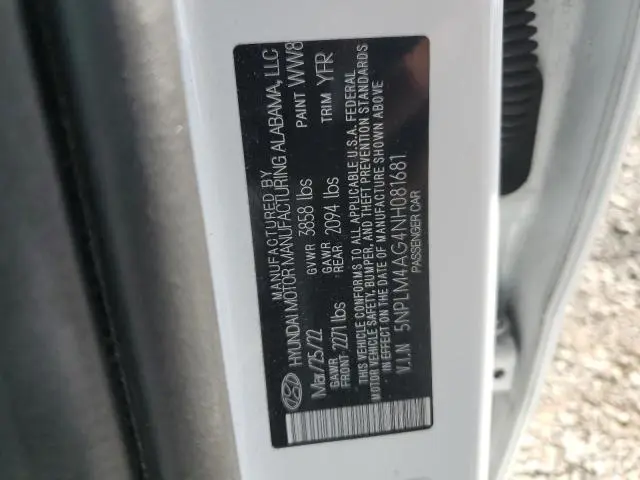 2022 HYUNDAI ELANTRA SEL  