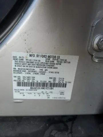 2021 FORD ECOSPORT SES  