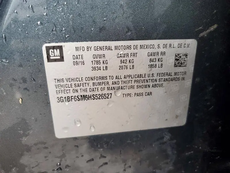 2017 CHEVROLET CRUZE PREMIER  