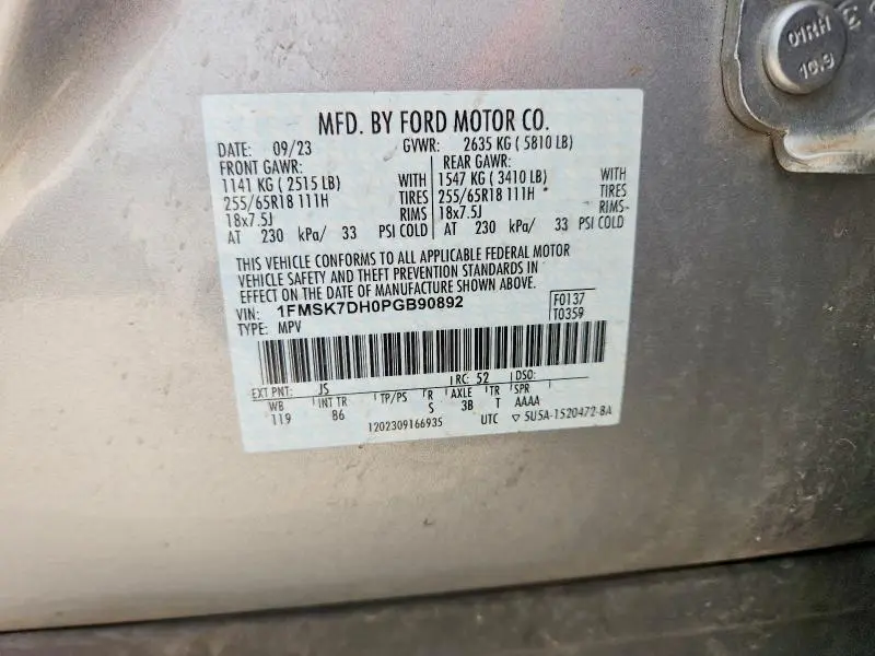 2023 FORD EXPLORER XLT  