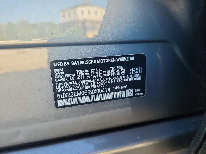 2025 BMW X7 XDRIVE40I  