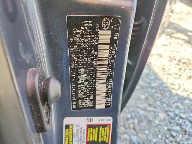 2014 TOYOTA COROLLA LE PREMIUM  