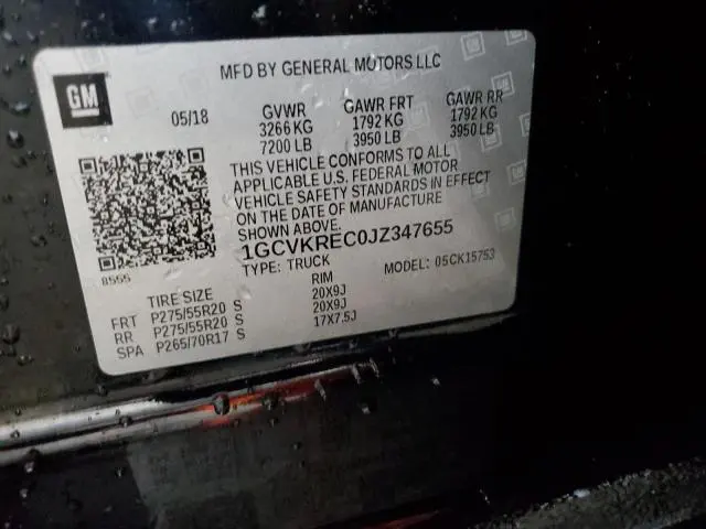 2018 CHEVROLET SILVERADO K1500 LT  