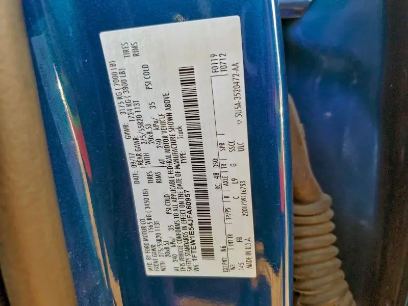 2018 FORD F150 SUPERCREW  