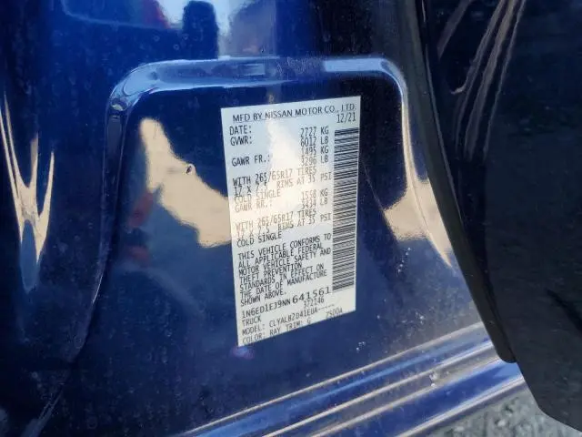 2022 NISSAN FRONTIER S  