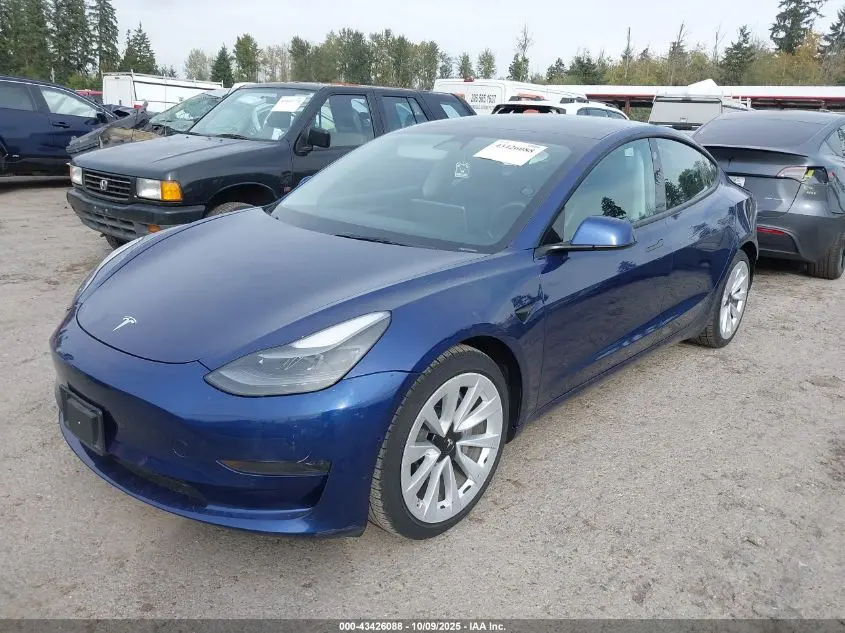 2022 TESLA MODEL 3 REAR-WHEEL DRIVE
