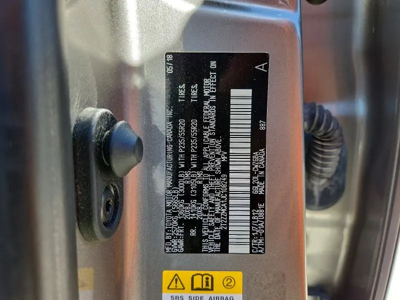 2018 LEXUS RX 350 BASE  