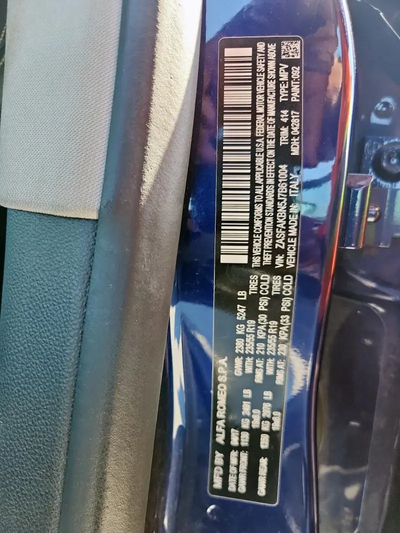 2018 ALFA ROMEO STELVIO TI  