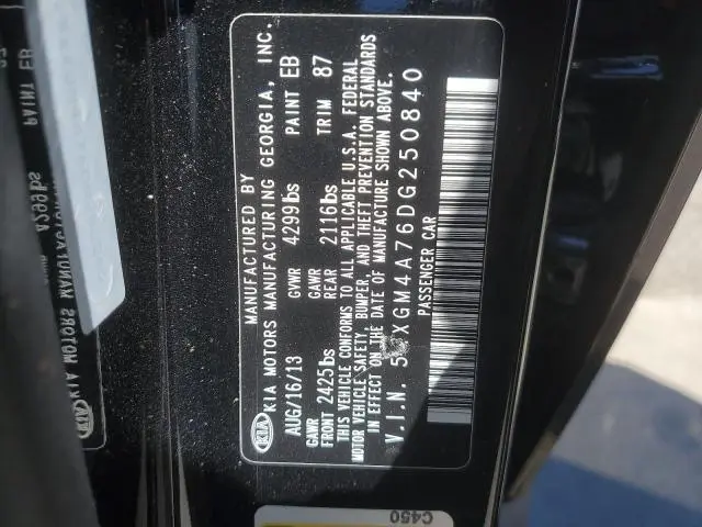 2013 KIA OPTIMA LX  