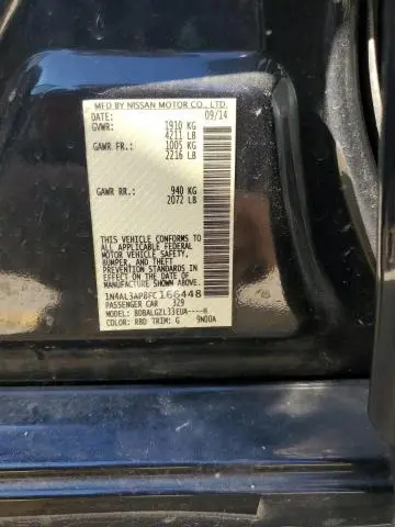 2015 NISSAN ALTIMA 2.5  