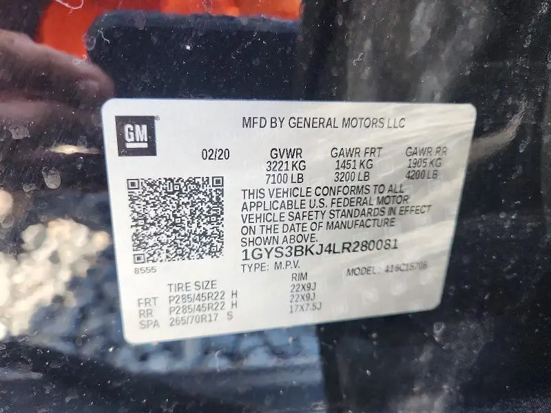 2020 CADILLAC ESCALADE   