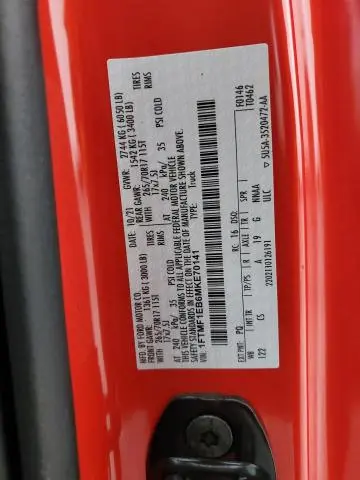 2021 FORD F150 