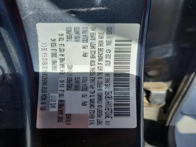 2017 TOYOTA YARIS IA BASE  
