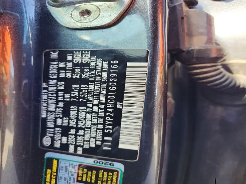 2020 KIA TELLURIDE LX  