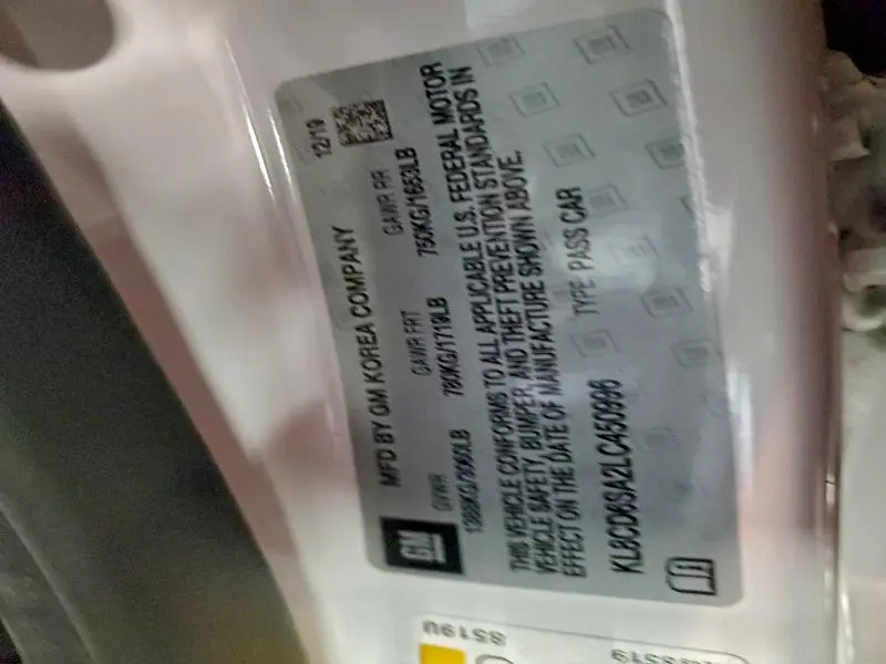 2020 CHEVROLET SPARK 1LT  