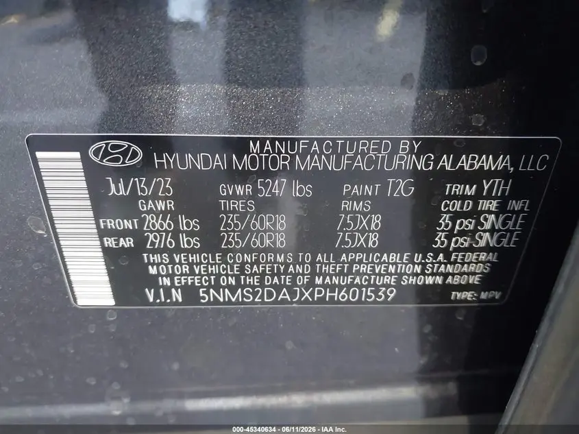 2023 HYUNDAI SANTA FE SEL