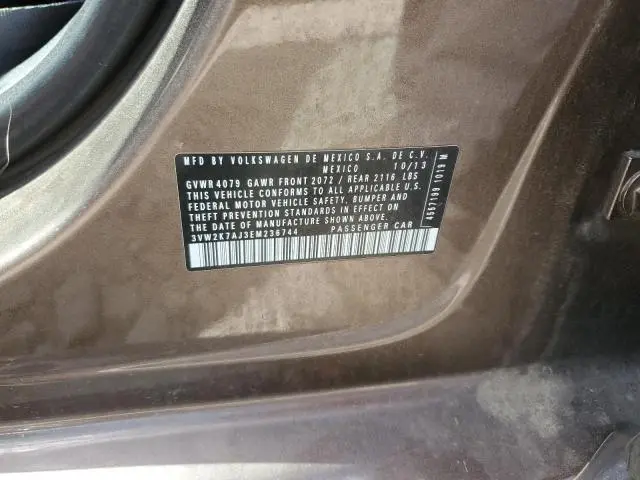 2014 VOLKSWAGEN JETTA BASE  