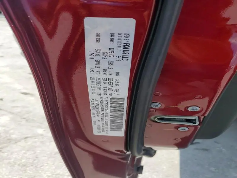2019 JEEP CHEROKEE LATITUDE PLUS  