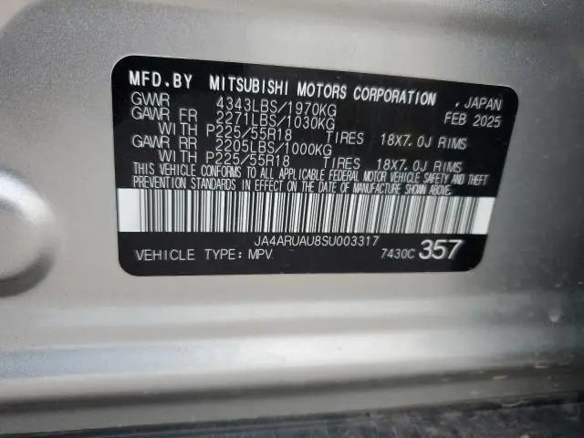 2025 MITSUBISHI OUTLANDER SPORT S  