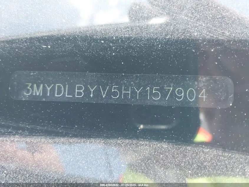 2017 TOYOTA YARIS IA  