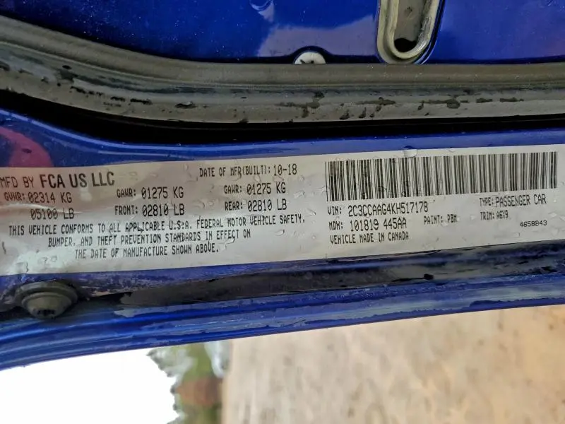 2019 CHRYSLER 300 TOURING  