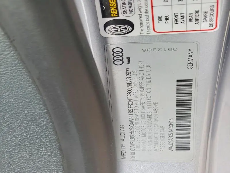 2018 AUDI A7 PRESTIGE  