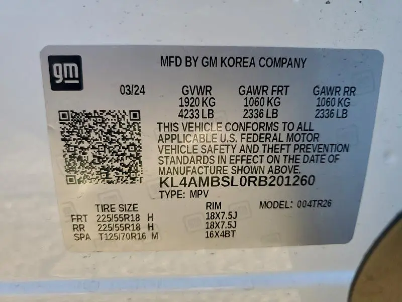 2024 BUICK ENCORE GX PREFERRED  