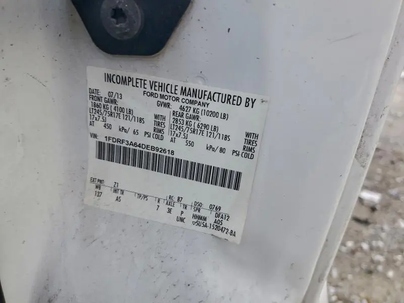 2013 FORD F350 SUPER DUTY  