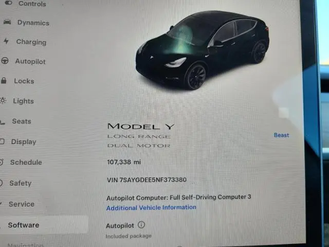 2022 TESLA MODEL Y   