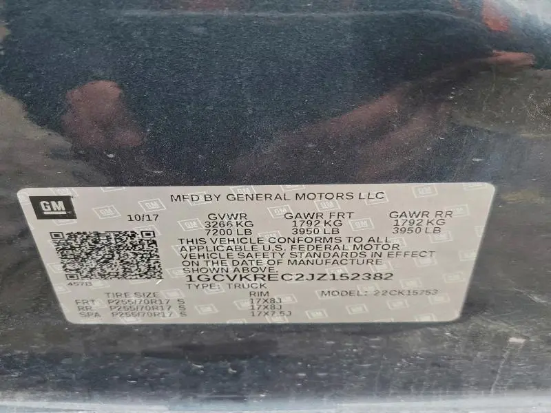 2018 CHEVROLET SILVERADO K1500 LT  