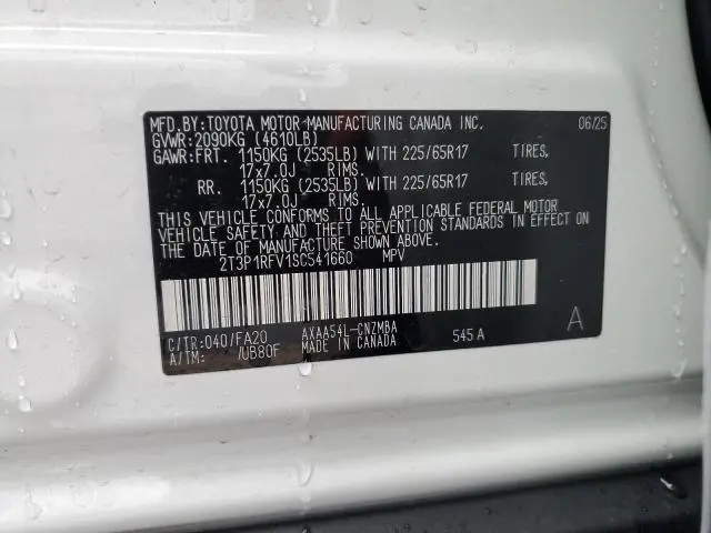 2025 TOYOTA RAV4 XLE  